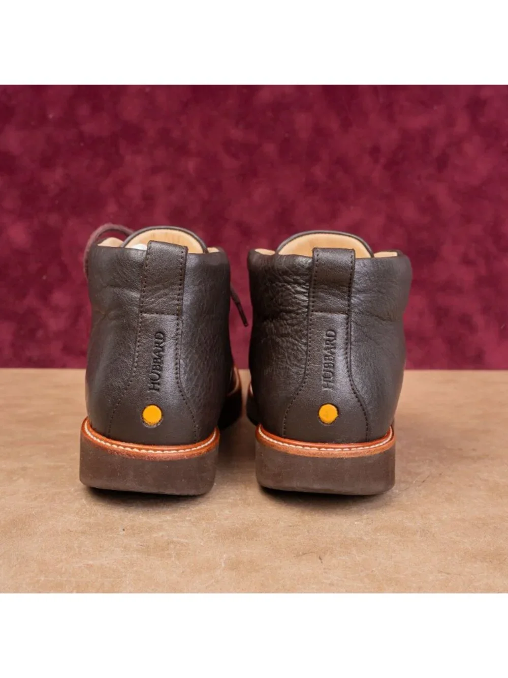 Samuel Hubbard Men Chukka Re-boot Brown Lace-up Vibram Dress Boots sz 9